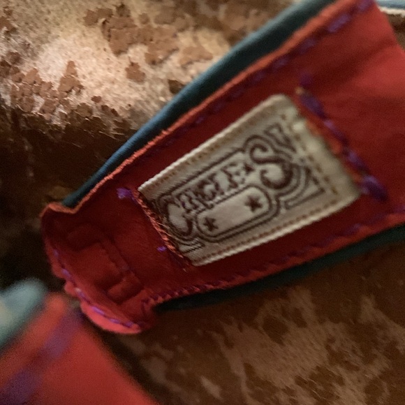 CIRCLES BRAND SUEDE COWBOY BOOTS - Picture 3 of 7